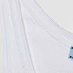 Prada White Cotton Knit Tank Top M