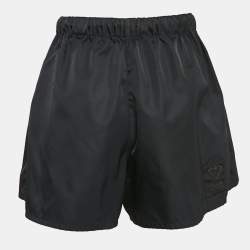 Prada Black Re-Nylon Drawstring Shorts M