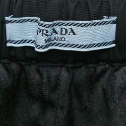Prada Black Re-Nylon Drawstring Shorts M