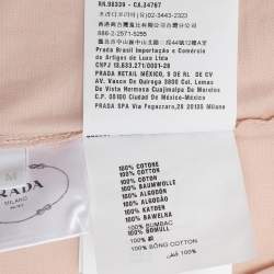 Prada Pink Cotton T-shirt M