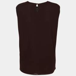 Prada Brown Nylon Top XL
