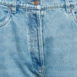 Prada Blue Denim High-Rise Loose Fit Jeans M Waist 28"