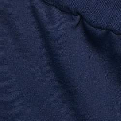 Prada Navy Blue Side Stripe Stretch Knit Jogger S