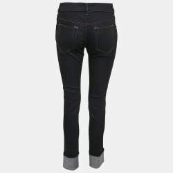 Prada Navy Blue Denim Skinny Jeans S Waist 25"