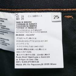 Prada Navy Blue Denim Skinny Jeans S Waist 25"