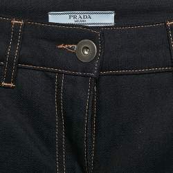 Prada Navy Blue Denim Skinny Jeans S Waist 25"