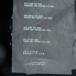 مملوكة مسبقًا Prada Yellow/Black Abstract Jacquard Pleated Short Dress M