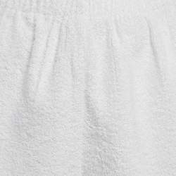 Prada White Cotton Terry Shorts XL