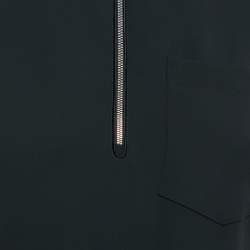 Pre Owned Prada Black Crepe Sleeveless High-Neck Mini Dress S