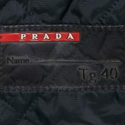 Prada Blue Denim Zip-Up Jacket S