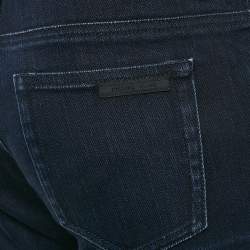 مملوكة مسبقًا بنطلون جينز برادا دينيم أزرق داكن بقصة ضيقة مقاس وسط 30 بوصة (ميديوم)
