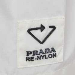 Prada Off-White Re-Nylon Button Front Shirt S