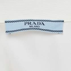 Prada Off-White Re-Nylon Button Front Shirt S