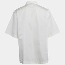 Prada Off-White Re-Nylon Button Front Shirt S