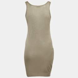 Prada Green Knit Round Neck Tank Top S