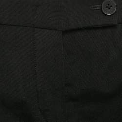 Prada Black Wool Blend Formal Trousers M