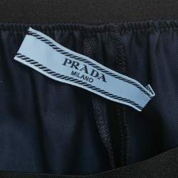 Prada Navy Blue Re-Nylon Shirt and Shorts Set S