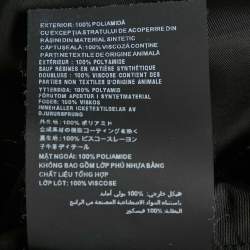 Prada Black Nylon Pouch Belted Mini Skirt M