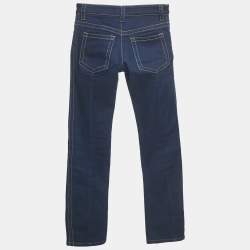 Prada Navy Blue Denim Skinny Jeans S Waist 25"