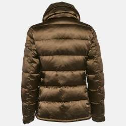 Prada Green Nylon Quilted Down Jacket M