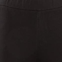 Prada Black Cotton Track Trousers M