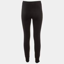 Prada Black Cotton Track Trousers M