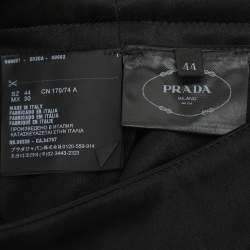 Prada Black Silk Maxi Skirt M