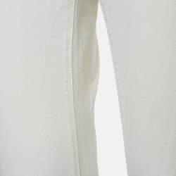 Prada White Denim Contour Fit Jeans M Waist 27"