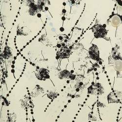 Prada White Printed Cotton Midi Wrap Skirt S/M