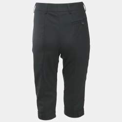 Prada Black Wool Capri Pants M