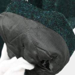 Prada Green Wool Coat Women Size 50