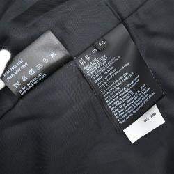 Prada Black Wool Coat Women Size 44