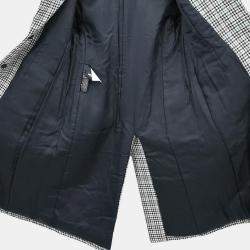 Prada Black Wool Coat Women Size 44
