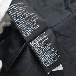 Prada Black Wool Coat Women Size 44