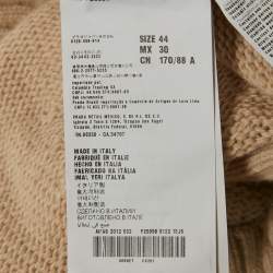 Pre Owned كارديجان برادا بي ج صوف تريكو بأزرار كم طويل مقاس متوسط (ميديم)