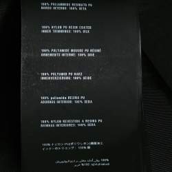 Pre Owned Prada Black Synthetic Pleated Short Skirt S