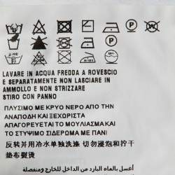 Pre Owned Prada White Cotton Triangle Logo Tank Top S