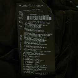 Pre Owned Prada Black Re - Nylon Triangle Logo Plaque Blouson Jacket S