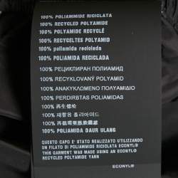 Pre Owned Prada Black Re-Nylon Contrast Trimmed Trousers XS