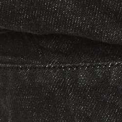 مملوكة مسبقًا بريalet برادا دنيم أسود بلوك شعار مقاس وسط (ميديم)