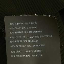 Pre Owned Prada Black Stretch Knit Full Sleeve Sweater XS