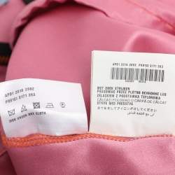 Pre Owned Prada Pink Satin Sleeveless Tops S