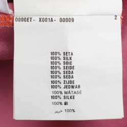 Pre Owned Prada Pink Satin Sleeveless Tops S