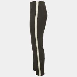 Pre Owned Prada Black Stretch Knit Trousers M