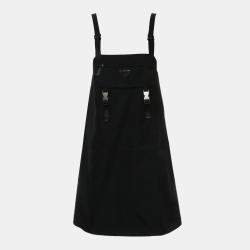 Pre Owned Prada Re-Nylon Black Sleeveless Gabardine Dress