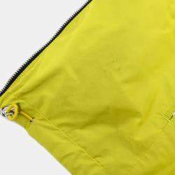 Pre Owned Prada Reversible Jacket Black Yellow #48
