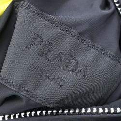 Pre Owned Prada Reversible Jacket Black Yellow #48