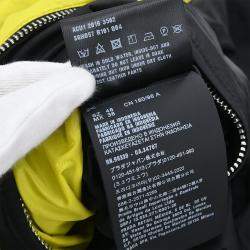 Pre Owned Prada Reversible Jacket Black Yellow #48