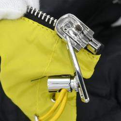 Pre Owned Prada Reversible Jacket Black Yellow #48