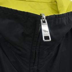 Pre Owned Prada Reversible Jacket Black Yellow #48